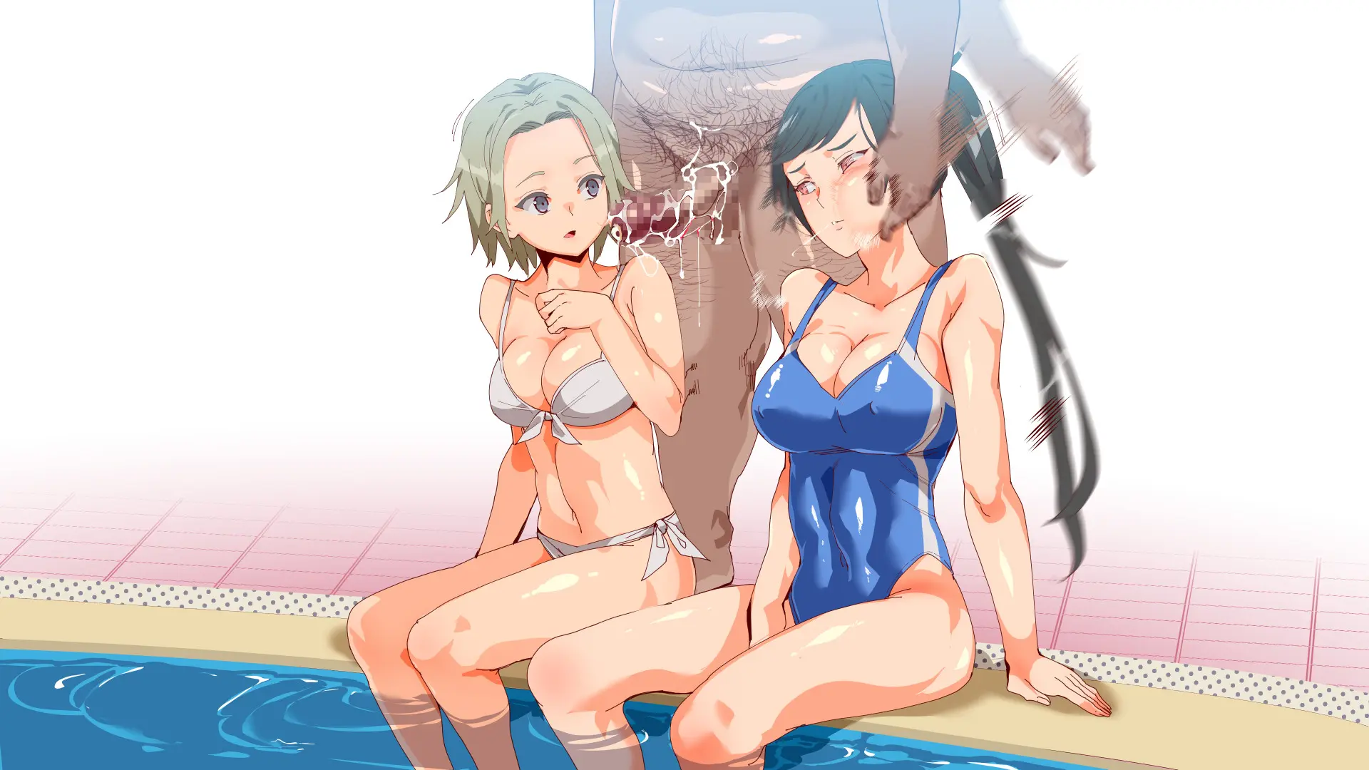 Mukanshin Pool ~Au Onna Zenin, Sekuhara Shihoudai No Aruku Nama Onaho | 무관심 수영장 ~만나는 여자 전원 성희롱 무제한의 걸어다니는 생오나홀 ~